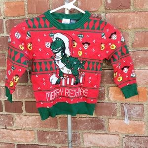 Disney Toy Story Dinosaur Christmas Sweater 2T